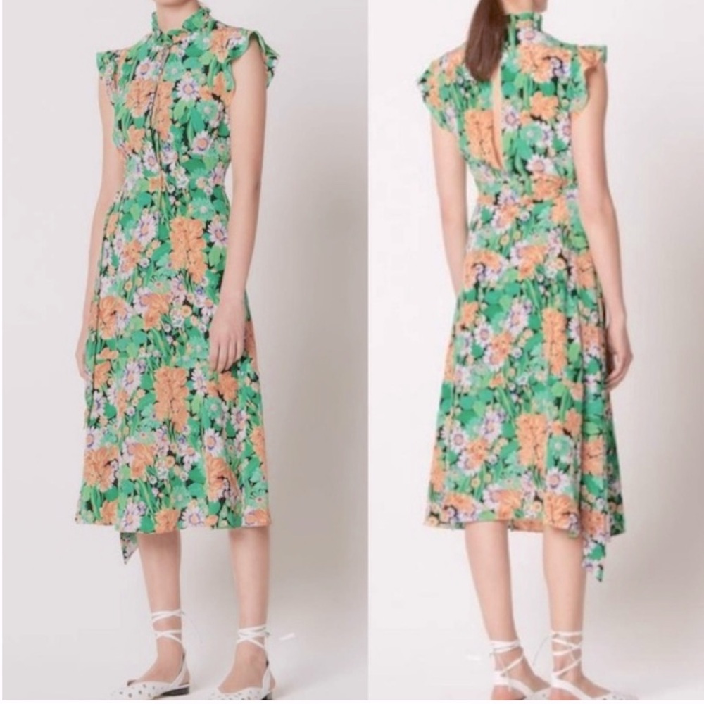 Sandro Maline Dress Small Medium